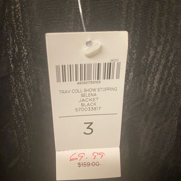 Chicos show stopping Selena jacket Sz 3 - Picture 3 of 4